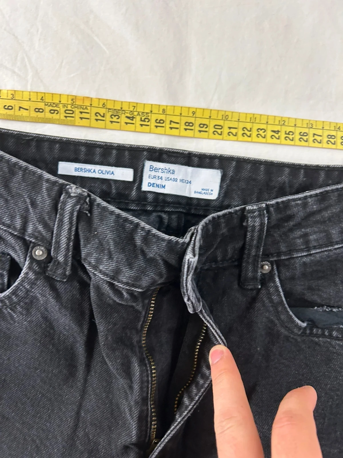 Jeans mom preto Bershka tamanho 34 – photo 8